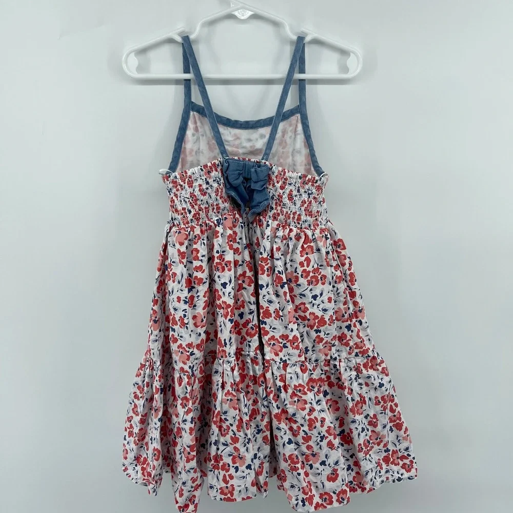 Tommy Bahama Floral‎ Sundress Tiered Sleeveless Casual Girl Size 6